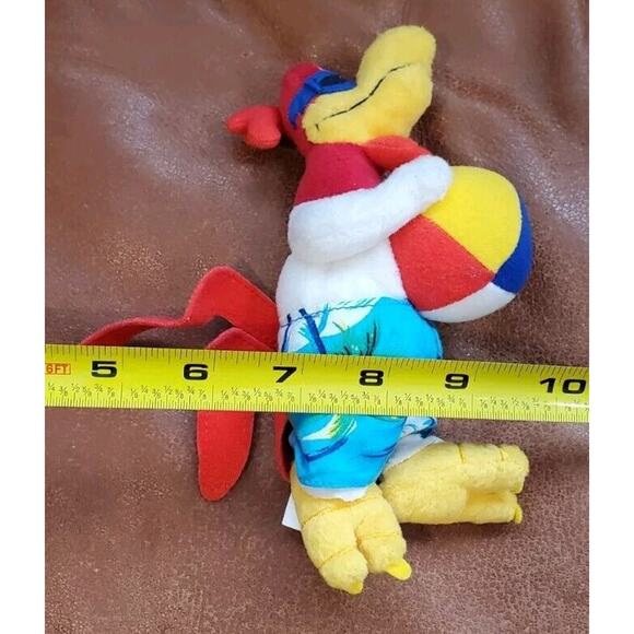 1999 Foghorn Leghorn Warner Brothers Rooster 6 Inch Stuffed Animal Plush Toy - Picture 5 of 6